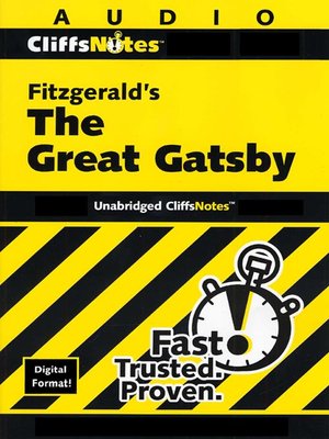cover image of Fitzgerald's The Great Gatsby